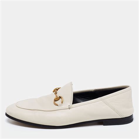 gucci cream loafers|Gucci brixton loafer women.